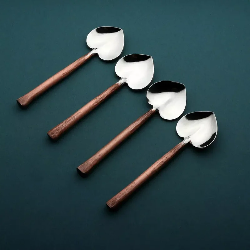 Sundance Heart Coffee/Dessert Table Spoon 4 Pc.